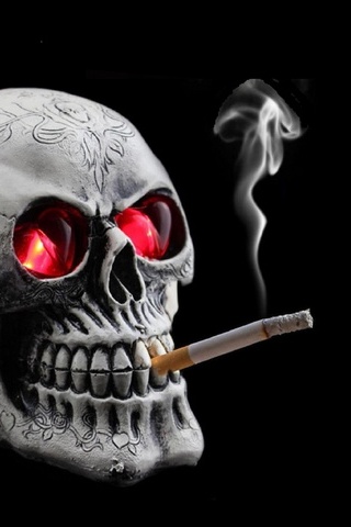 Smoking Skull