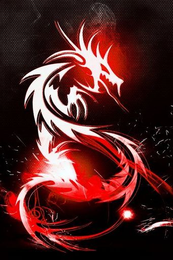 3D Fiery Dragon
